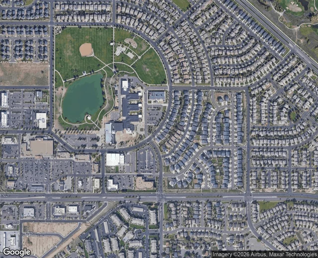Denver territory map showing NOAA storm-scored roofing leads as colored pins